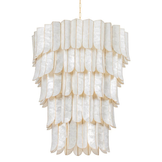 Cartagena 27 Light 40" Wide Waterfall Chandelier