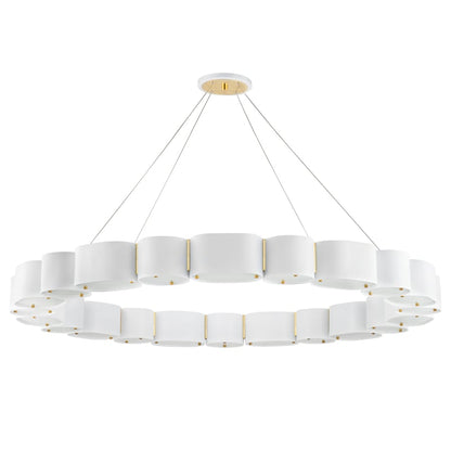 Corbett Lighting Opal 22 Light 50" Wide Ring Chandelier