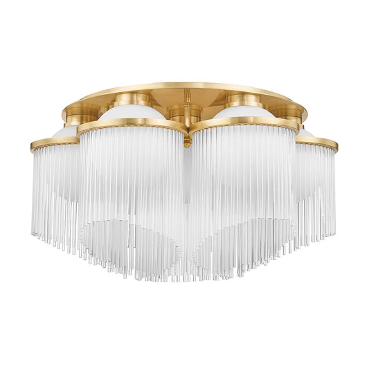 Celestial 7 Light 26" Wide Flush Mount Waterfall Ceiling Fixture