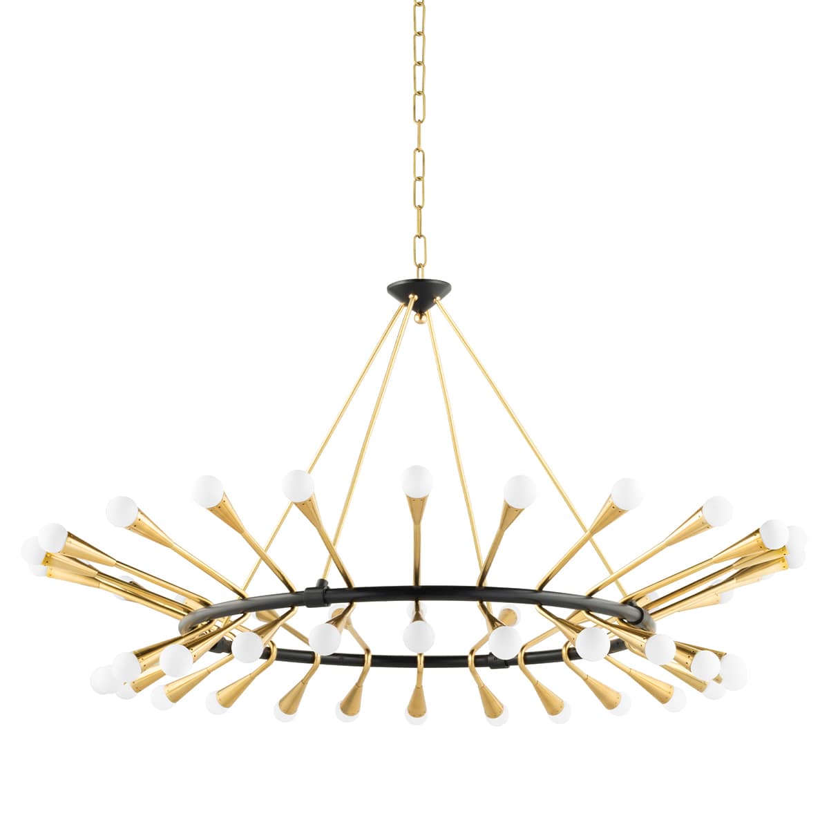 Aries 48 Light 56" Wide Ring Chandelier