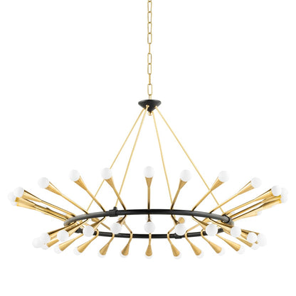 Aries 48 Light 56" Wide Ring Chandelier