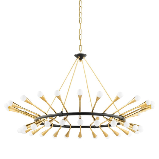 Aries 48 Light 56" Wide Ring Chandelier