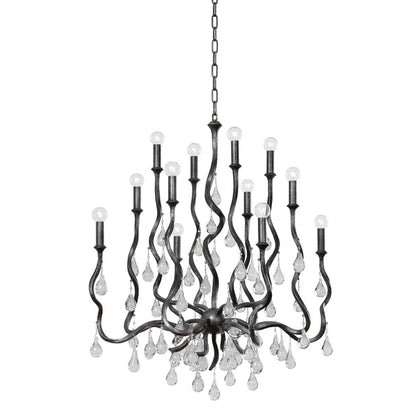 Corbett Lighting Aveline 12 Light 34" Wide Crystal Candle Style Chandelier