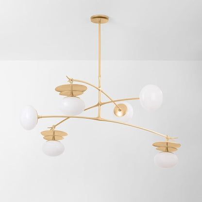 Corbett Lighting Ceylon 6 Light 57" Wide Abstract Chandelier