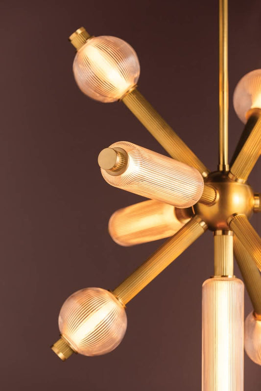 Atom 36" Wide 2700K LED Sputnik Chandelier