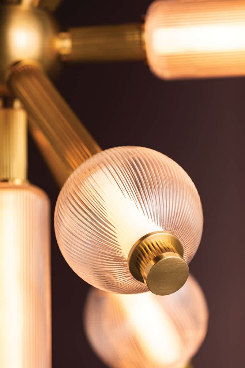 Atom 36" Wide 2700K LED Sputnik Chandelier