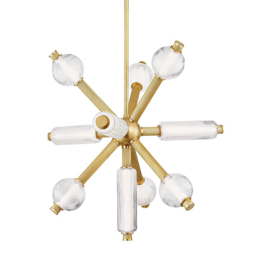 Atom 36" Wide 2700K LED Sputnik Chandelier