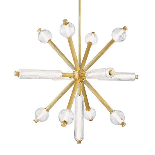 Atom 50" Wide 2700K LED Sputnik Chandelier