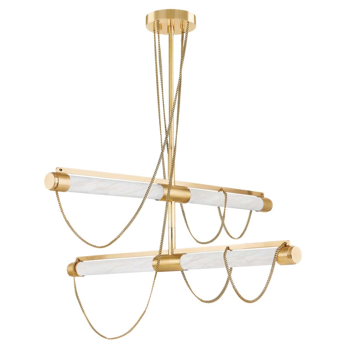 Lariat 48" Wide LED Linear Chandelier