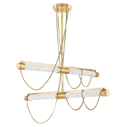 Lariat 48" Wide LED Linear Chandelier