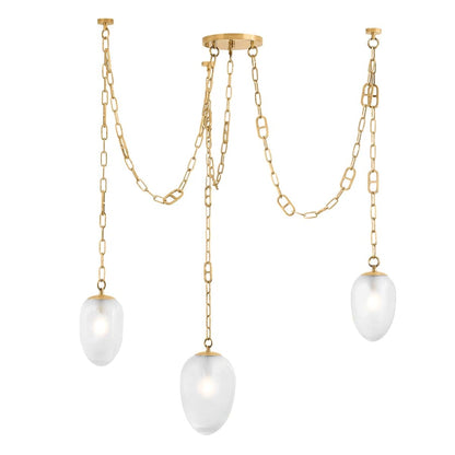 Corbett Lighting Daith 3 Light 48" Wide Multi Light Pendant