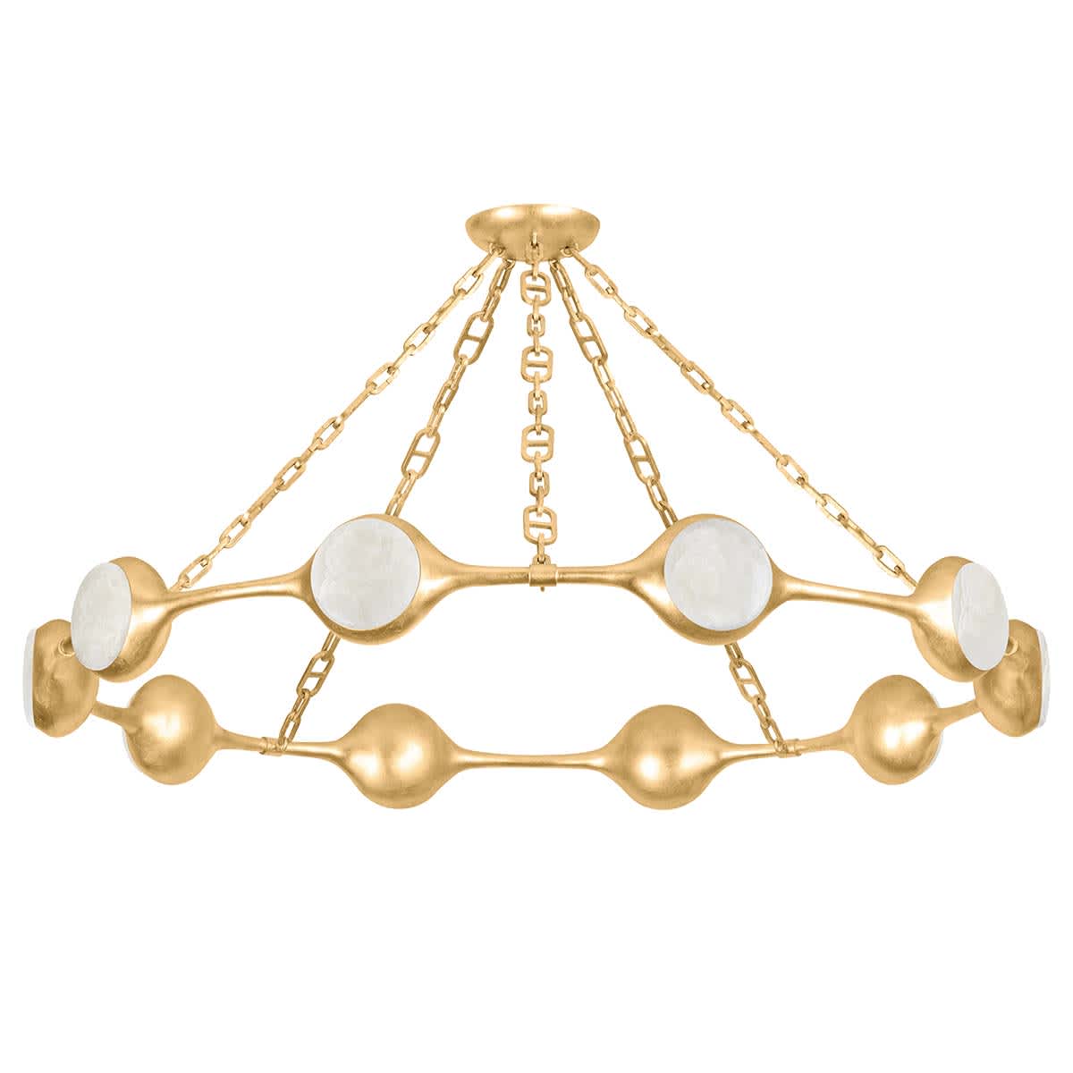 Riviere 52" Wide LED Ring Chandelier
