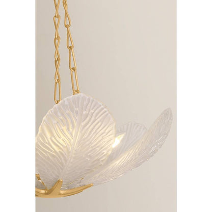 Corbett Lighting Galena 9 Light 34" Wide Pendant with Piastre Glass Shades