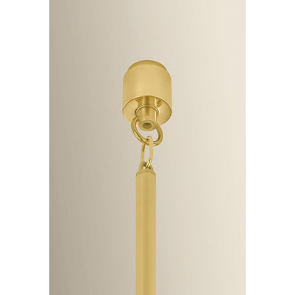 Corbett Lighting Solara 66" Wide LED Multi Light Pendant with Seedy Cloud Glass Shades