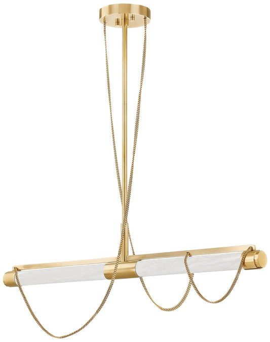 Corbett Lighting Lariat 7.75" 2 Lt. Vintage Brass Linear