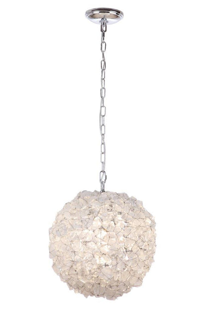 Roxx 14" Wide Crystal Pendant