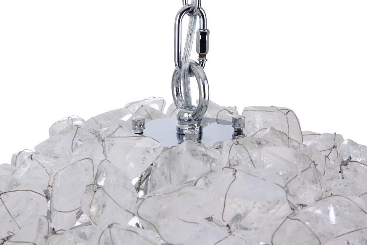 Roxx 14" Wide Crystal Pendant