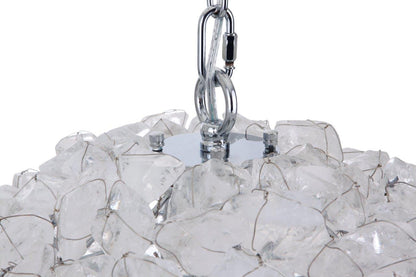 Roxx 14" Wide Crystal Pendant