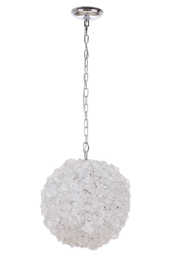 Roxx 14" Wide Crystal Pendant