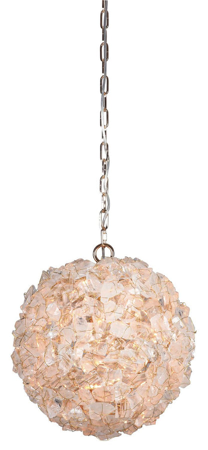 Roxx 14" Wide Crystal Pendant