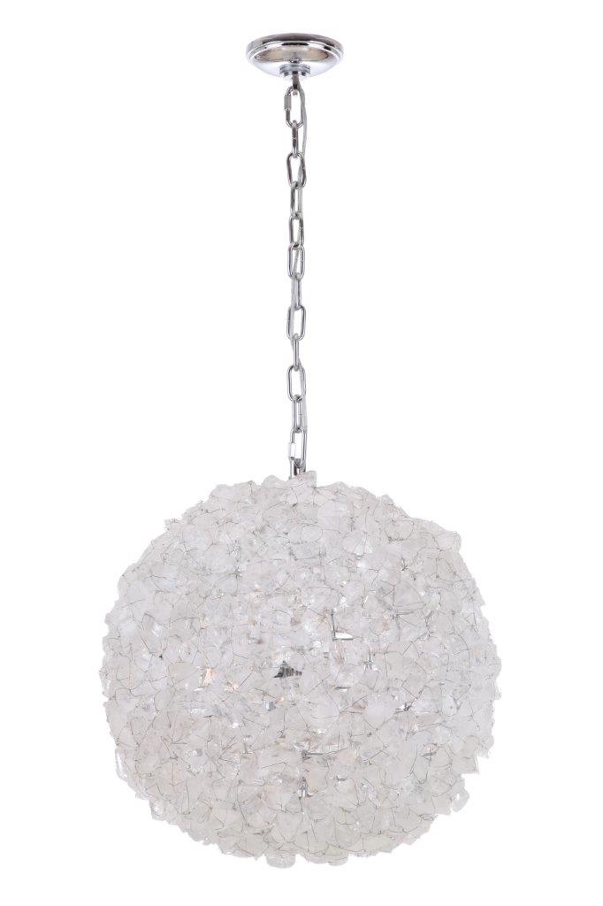 Roxx 4 Light 22" Wide Crystal Pendant