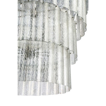 Craftmade Museo 4 Light 48" Wide Waterfall Chandelier with Water Glass Shades