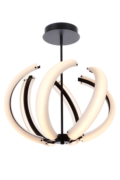 Unwind 22" Wide LED Suspension Pendant