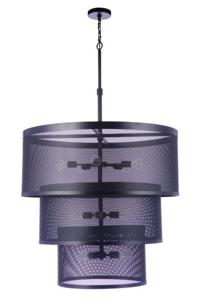 Mesh 12 Light 36" Wide Pendant