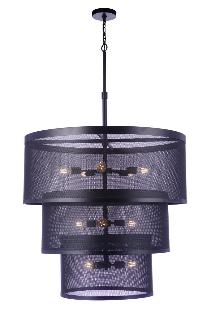 Mesh 12 Light 36" Wide Pendant