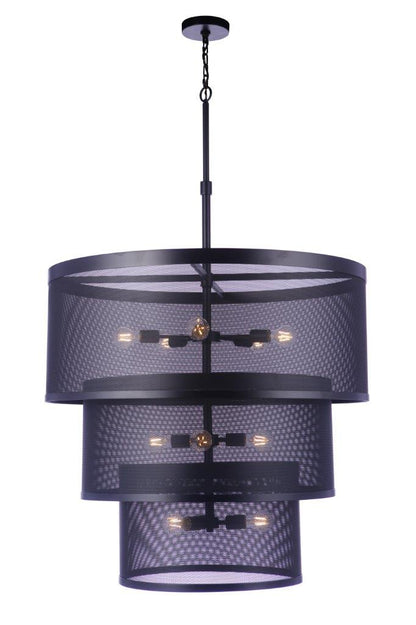 Mesh 12 Light 36" Wide Pendant