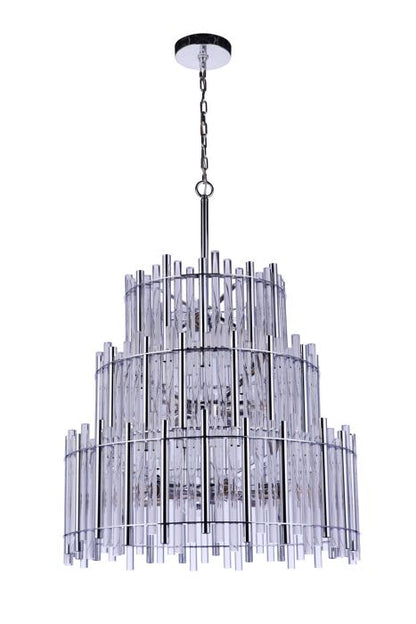 Reveal 13 Light 28" Wide Waterfall Chandelier