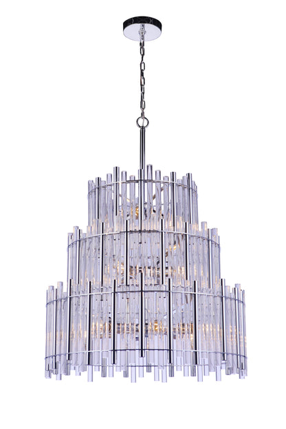 Reveal 13 Light 28" Wide Waterfall Chandelier