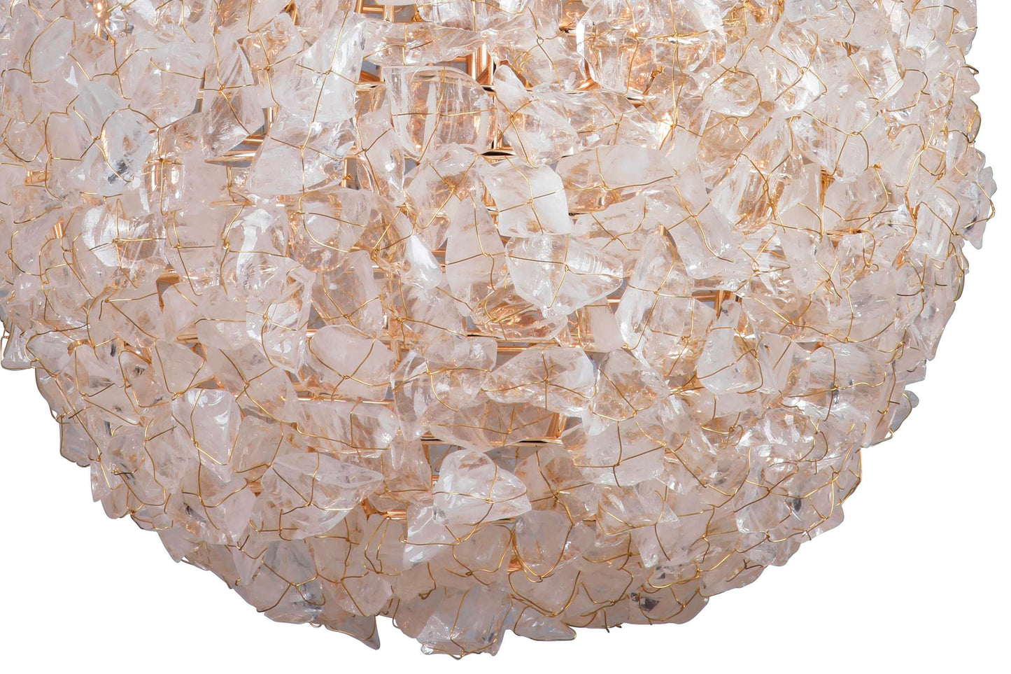 Roxx 4 Light 22" Wide Crystal Pendant