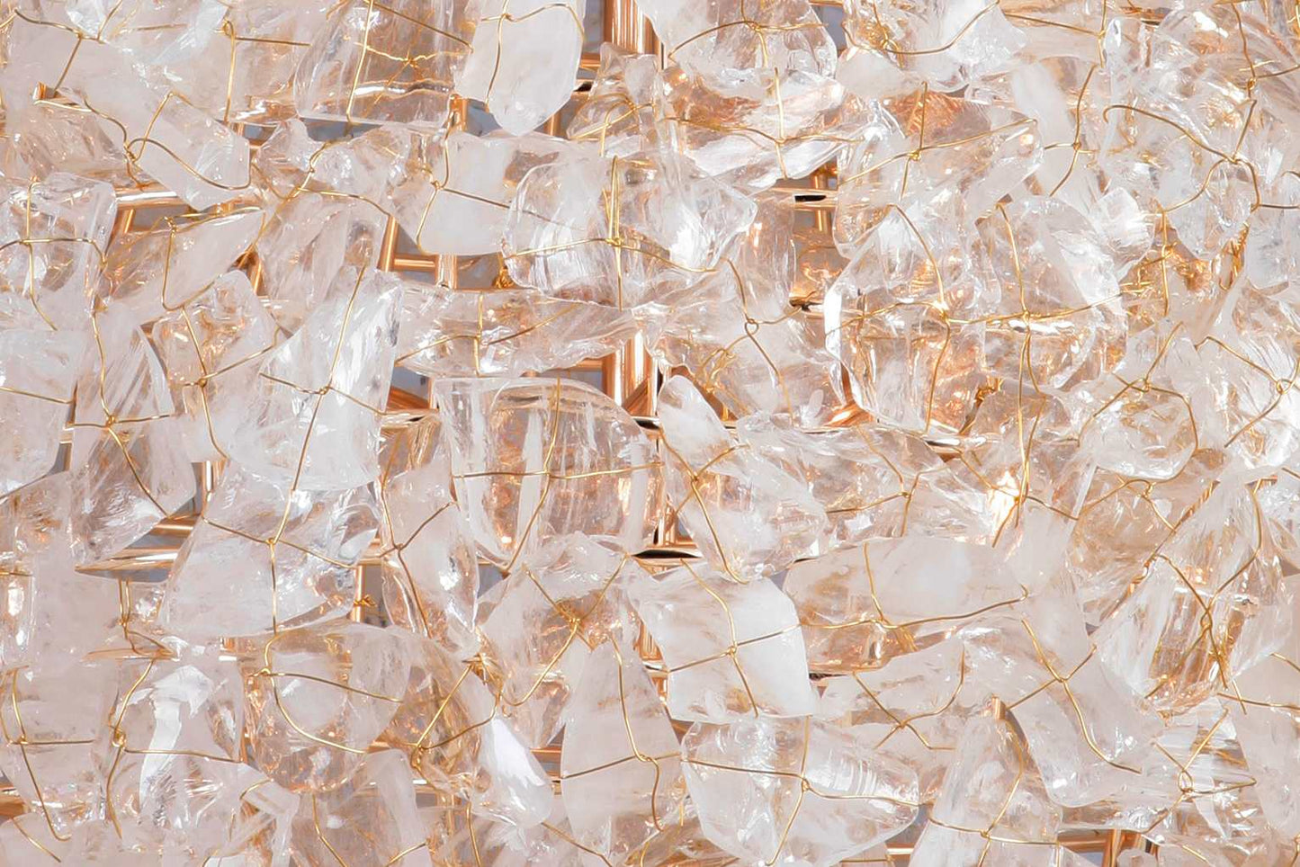 Roxx 14" Wide Crystal Pendant