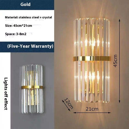 Crystal Background Wall Lamp