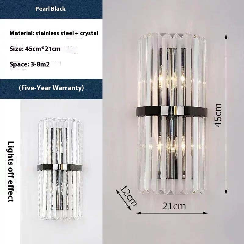 Crystal Background Wall Lamp