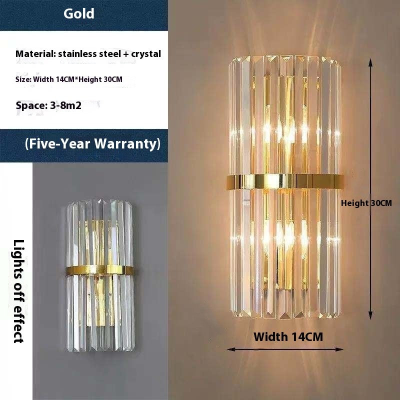 Crystal Background Wall Lamp