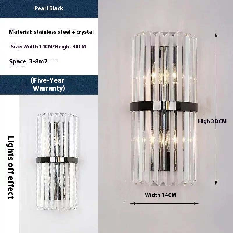 Crystal Background Wall Lamp