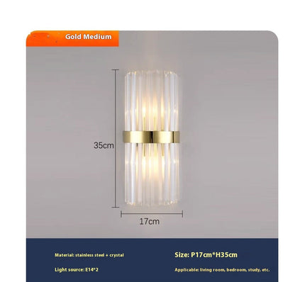 Crystal Background Wall Lamp