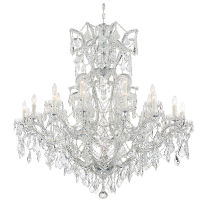 Crystorama Lighting Group Maria Theresa 25 Light 46" Wide Crystal Chandelier with Swarovski Spectra Crystal Accents