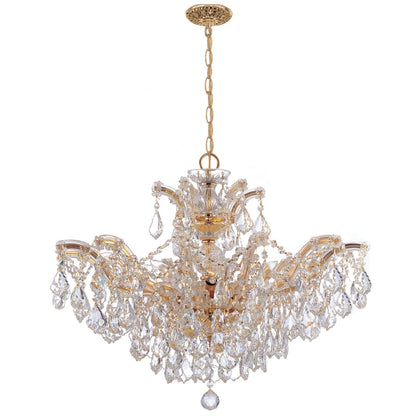 Crystorama Lighting Group Maria Theresa 6 Light 27" Wide Crystal Chandelier with Swarovski Strass Crystal Accents