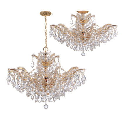 Crystorama Lighting Group Maria Theresa 6 Light 27" Wide Crystal Chandelier with Swarovski Spectra Crystal Accents