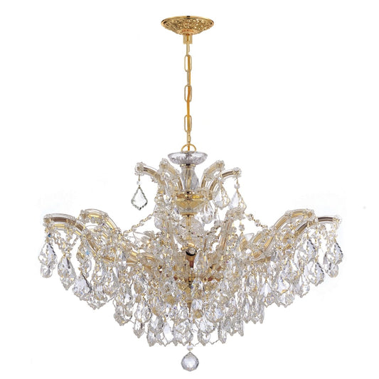 Crystorama Lighting Group Maria Theresa 6 Light 27" Wide Crystal Chandelier with Swarovski Strass Crystal Accents