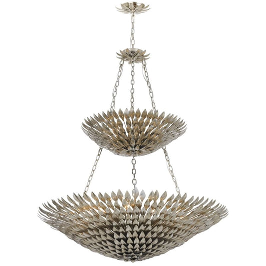 Crystorama Lighting Group Broche 18 Light 40" Wide Wrought Iron Chandelier