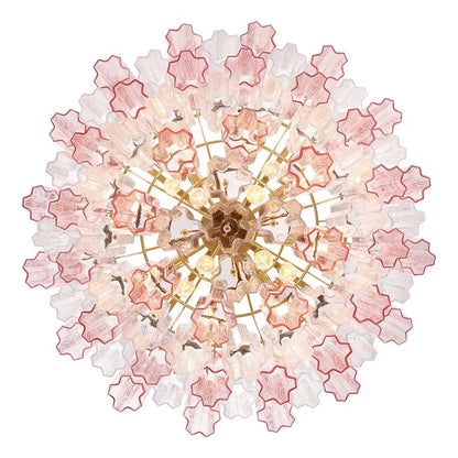 Crystorama Lighting Group Addis 16 Light 32" Wide Chandelier with Spring Tronchi Glass