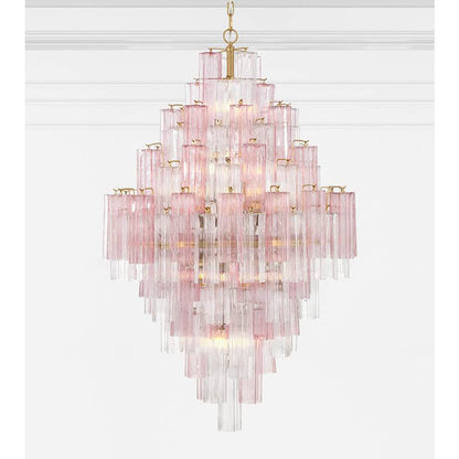 Crystorama Lighting Group Addis 20 Light 32" Wide Chandelier with Spring Tronchi Glass