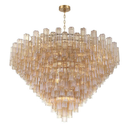 Crystorama Lighting Group Addis 40 Light 62" Wide Waterfall Chandelier