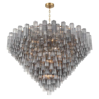 Crystorama Lighting Group Addis 40 Light 62" Wide Waterfall Chandelier