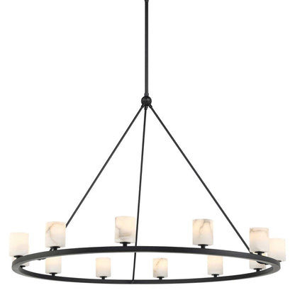 Crystorama Lighting Group Aragon 12 Light 47" Wide LED Ring Chandelier