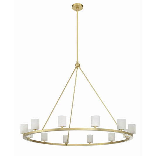 Crystorama Lighting Group Aragon 12 Light 47" Wide LED Ring Chandelier
